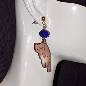 BOGO Brown Tabby Earrings